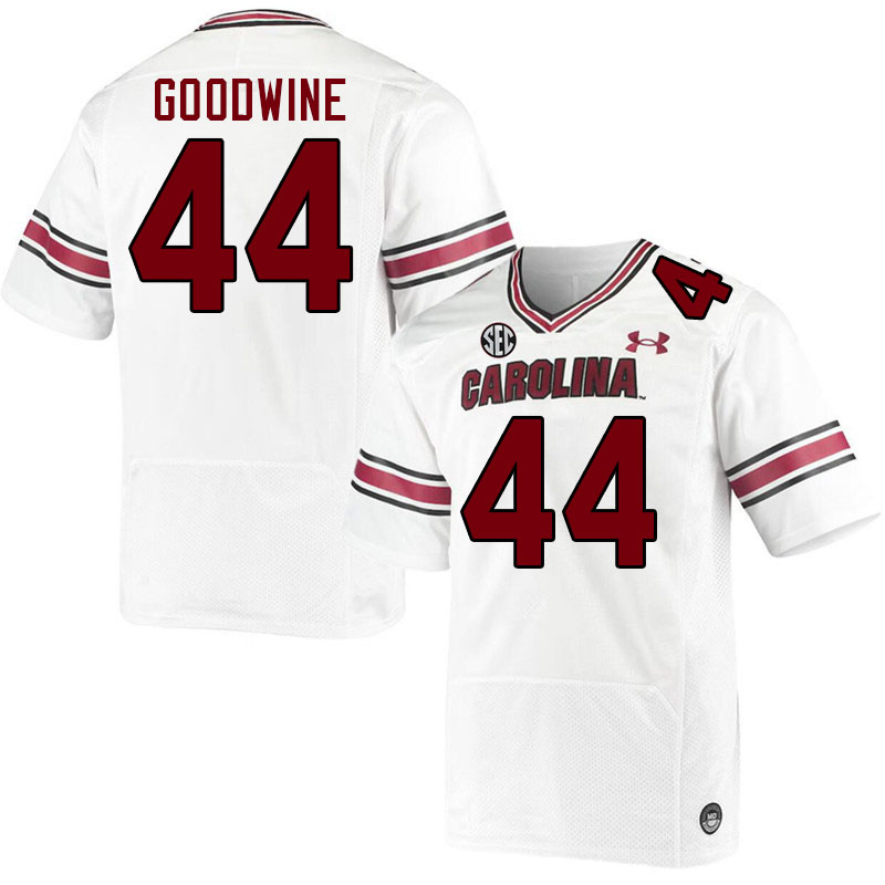 Men #44 Monkell Goodwine South Carolina Gamecocks College Football Jerseys Stitched-White